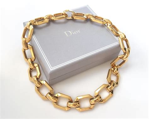 dior choker gold used|christian Dior choker necklace gold.